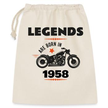 Born in 1958 - Gift Bag 40 x 50 cm - nature - Front