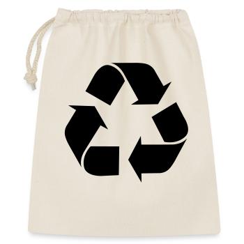 Recycle recycling - Gift Bag 40 x 50 cm - nature - Front