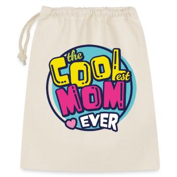 Best Coolest Mom Ever Retro Bold Design - Gift Bag 40 x 50 cm - nature - Front
