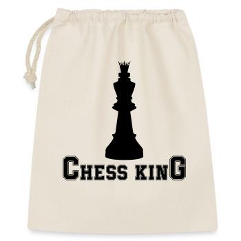 Roi des échecs - Sac cadeau 40 x 50 cm - nature - Devant