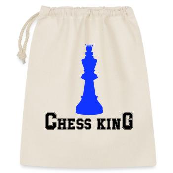 Roi des échecs - Sac cadeau 40 x 50 cm - nature - Devant