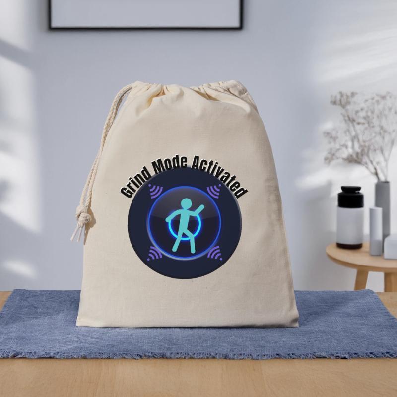 Mode grind activé – Graphique de motivation et de concentration Sac cadeau 40 x 50 cm