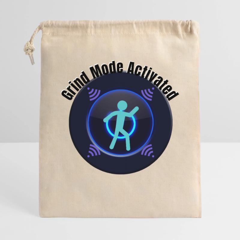 Mode grind activé – Graphique de motivation et de concentration Sac cadeau 40 x 50 cm