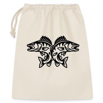 Pike Fish - Gift Bag 40 x 50 cm - nature - Front