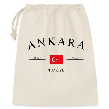 Ankara Turkey – Holiday Souvenir & Gift - Gift Bag 40 x 50 cm - nature - Front