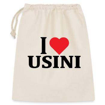 T-shirt Io amo Usini t-shirt Sardegna - Gift Bag 40 x 50 cm - nature - Front