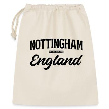 Nottingham Uk - Geschenkbeutel aus Baumwolle (40 x 50 cm) - Natur - Vorne