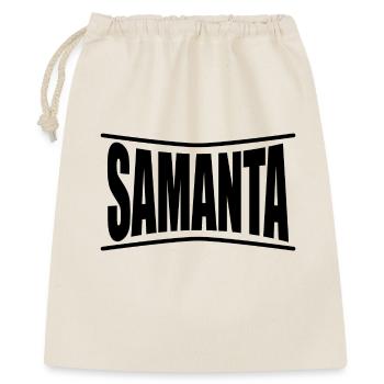 Samanta t-shirt t-shirt gift idea - Gift Bag 40 x 50 cm - nature - Front