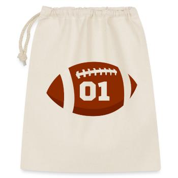 Number 1 Rugby - 1st Rugby Anniversary - Gift Bag 40 x 50 cm - nature - Front