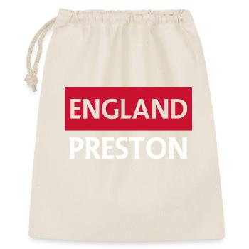Conception du logo de Preston en Angleterre - Sac cadeau 40 x 50 cm - nature - Devant