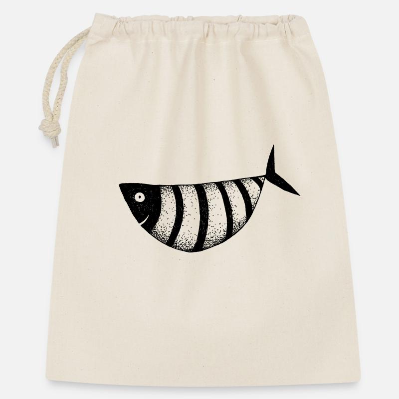 Fish funny - Gift Bag 40 x 50 cm - nature
