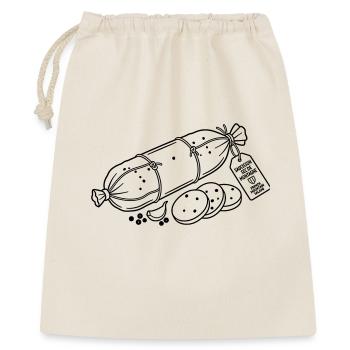saucisson - Sac cadeau 40 x 50 cm - nature - Devant