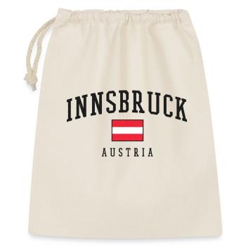 Logo du drapeau vintage d’Innsbruck – Autriche - Sac cadeau 40 x 50 cm - nature - Devant