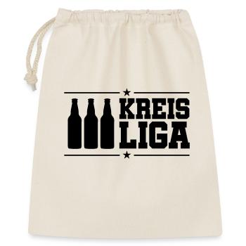 Kreis Liga Bier - Geschenkbeutel aus Baumwolle (40 x 50 cm) - Natur - Vorne
