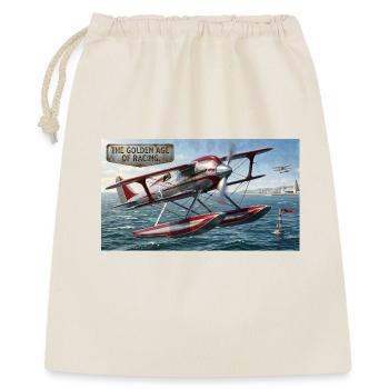 The Golden Age of Air Racing - Geschenkbeutel aus Baumwolle (40 x 50 cm) - Natur - Vorne