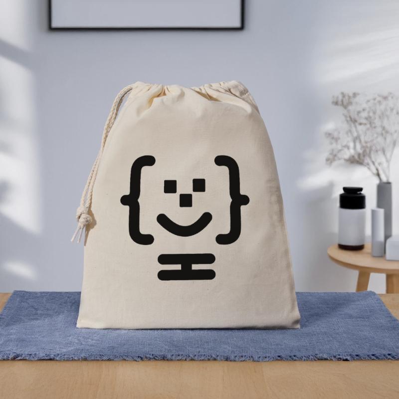 Code-Logo des Hauptprogrammierers Geschenkbeutel aus Baumwolle (40 x 50 cm)