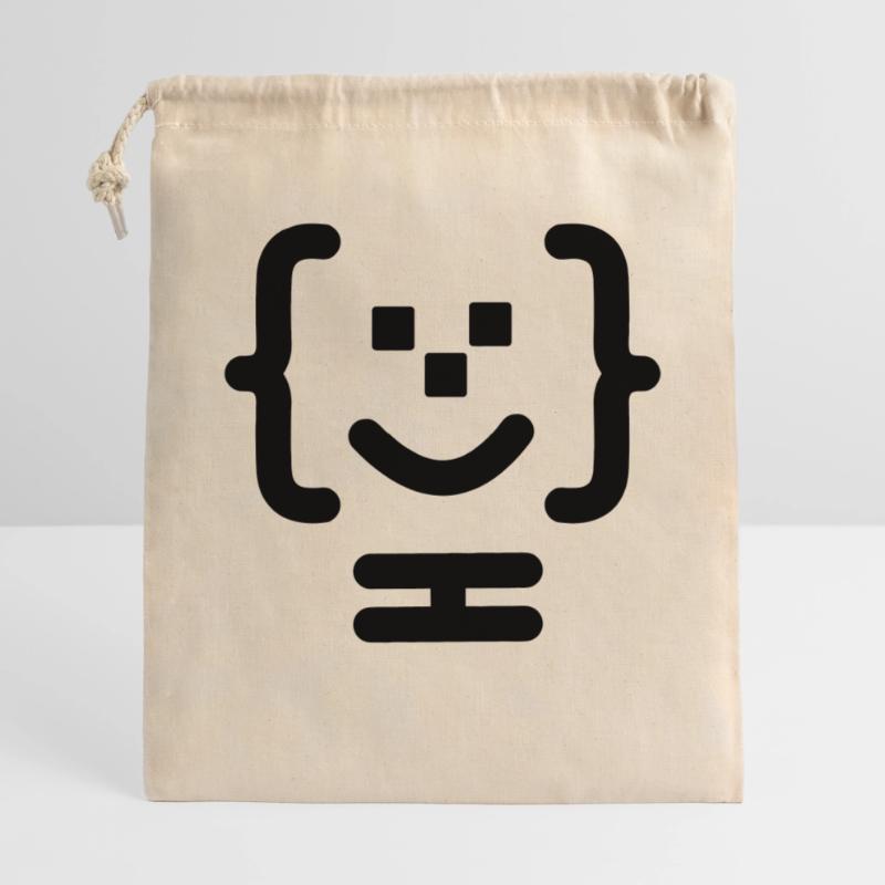 Code-Logo des Hauptprogrammierers Geschenkbeutel aus Baumwolle (40 x 50 cm)