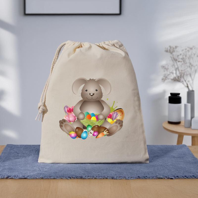small Easter with Easter nest full of Easter eggs Gift Bag 40 x 50 cm