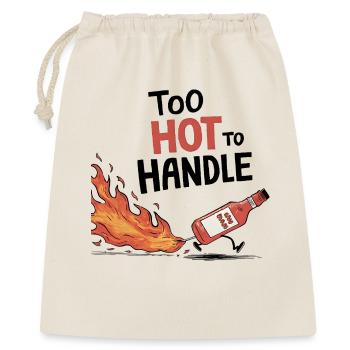 Trop chaud pour être manipulé - Sac cadeau 40 x 50 cm - nature - Devant