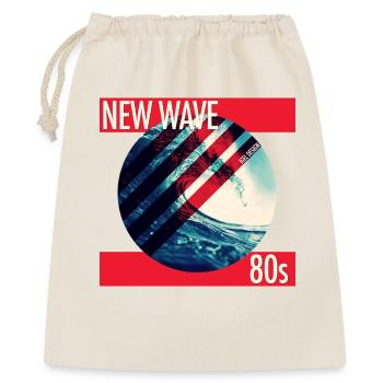 New Wave Neon Surf 80s - Gift Bag 40 x 50 cm - nature - Front