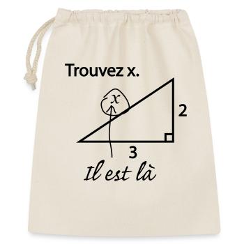 Find x - Gift Bag 40 x 50 cm - nature - Front