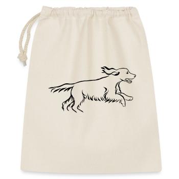 Cocker Spaniel - Geschenkbeutel aus Baumwolle (40 x 50 cm) - Natur - Vorne