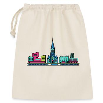 Tilburg City Skyline St Joseph Church Art - Gift Bag 40 x 50 cm - nature - Front
