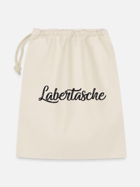 Labertasche - Geschenkbeutel aus Baumwolle (40 x 50 cm) - Natur