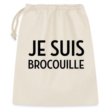 Brocouille / Inconnus / Comique / Humour / Marrant - Sac cadeau 40 x 50 cm - nature - Devant