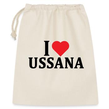 T-shirt Io amo Ussana t-shirt Sardegna - Gift Bag 40 x 50 cm - nature - Front