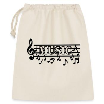 For music lover - Gift Bag 40 x 50 cm - nature - Front