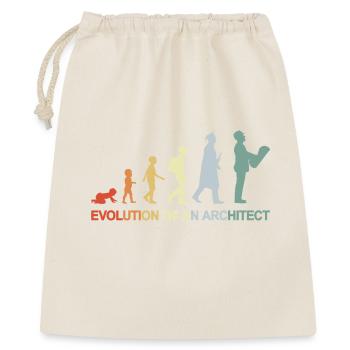 The development of an architect - Gift Bag 40 x 50 cm - nature - Front