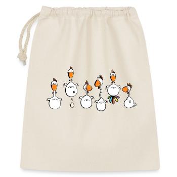 Crazy Chickens - Chicken - Hens - cock - Gift Bag 40 x 50 cm - nature - Front