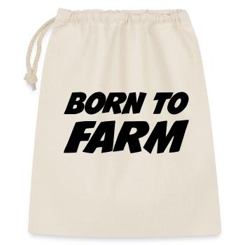 Born to Farm - Sac cadeau 40 x 50 cm - nature - Devant