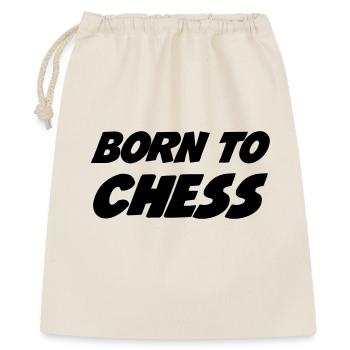 Chess / Echecs / Stratégie / Dames / Geek - Sac cadeau 40 x 50 cm - nature - Devant