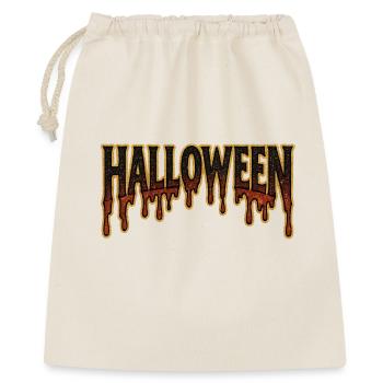 Halloween Dripping Gold Lettering - Gift Bag 40 x 50 cm - nature - Front