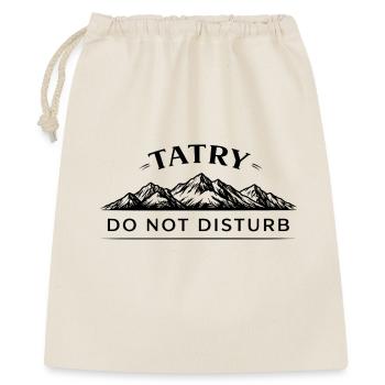 Tatry Nicht das Bergdesign stören - Geschenkbeutel aus Baumwolle (40 x 50 cm) - Natur - Vorne