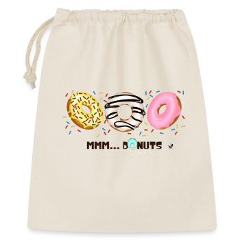 Illustration de Donuts glacés avec des vermicelles - Sac cadeau 40 x 50 cm - nature - Devant