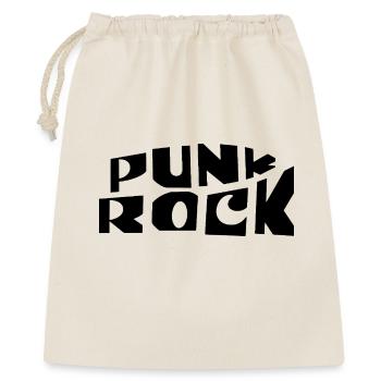 Punk Rock Bold Typography - Gift Bag 40 x 50 cm - nature - Front