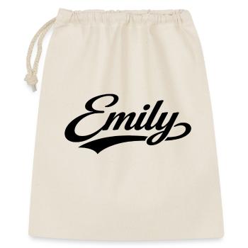Emily name first last family gifts  - Gift Bag 40 x 50 cm - nature - Front