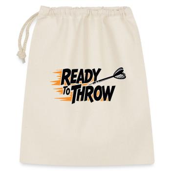 Ready to throw Darts Professional Outfit - Gift Bag 40 x 50 cm - nature - Front