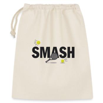 Padel Smash Power Sport Court Look - Gift Bag 40 x 50 cm - nature - Front