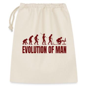Computer PC Evolution Informatiker Programmierer - Geschenkbeutel aus Baumwolle (40 x 50 cm) - Natur - Vorne