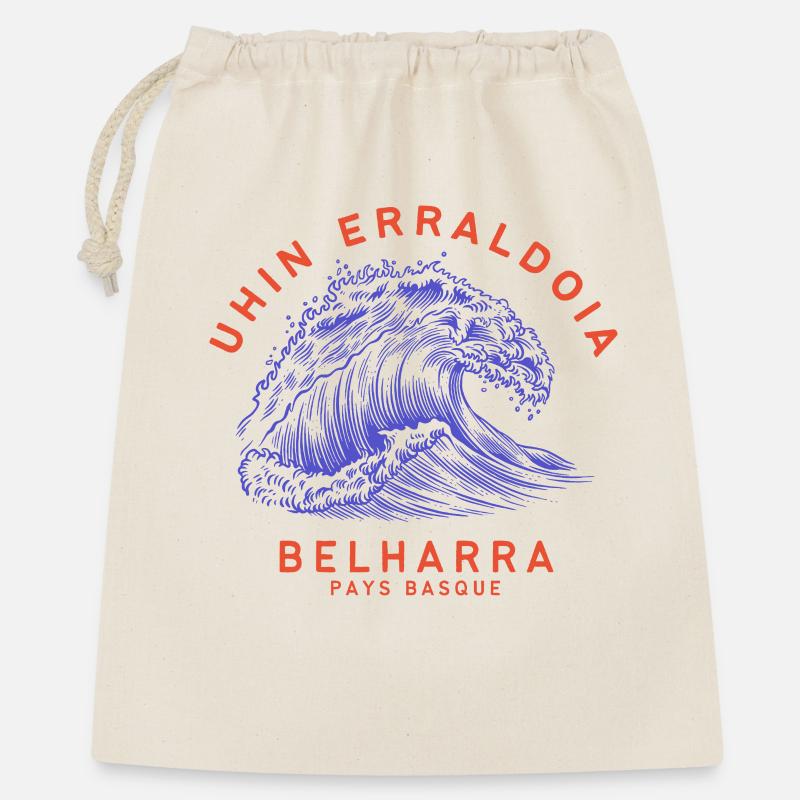 Basque Wave - Gift Bag 40 x 50 cm - nature