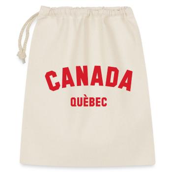 QUEBEC, Canada Kanada - Geschenkbeutel aus Baumwolle (40 x 50 cm) - Natur - Vorne