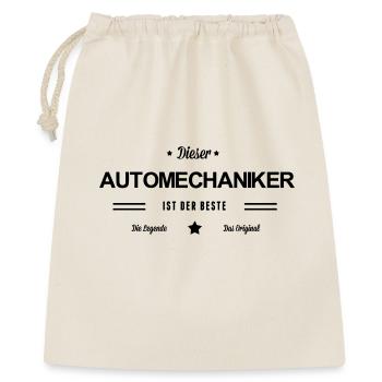 Bester Automechaniker - Geschenkbeutel aus Baumwolle (40 x 50 cm) - Natur - Vorne