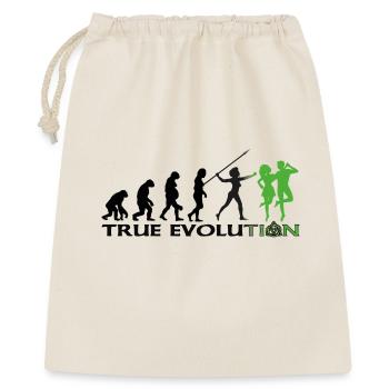 Évolution vers la danse traditionnelle irlandaise - Sac cadeau 40 x 50 cm - nature - Devant