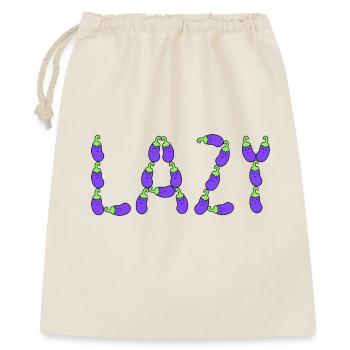 Eggplant lazy - Gift Bag 40 x 50 cm - nature - Front