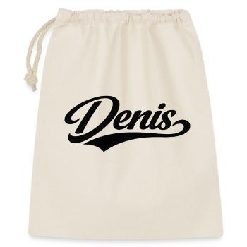 Denis name first last family gifts  - Gift Bag 40 x 50 cm - nature - Front