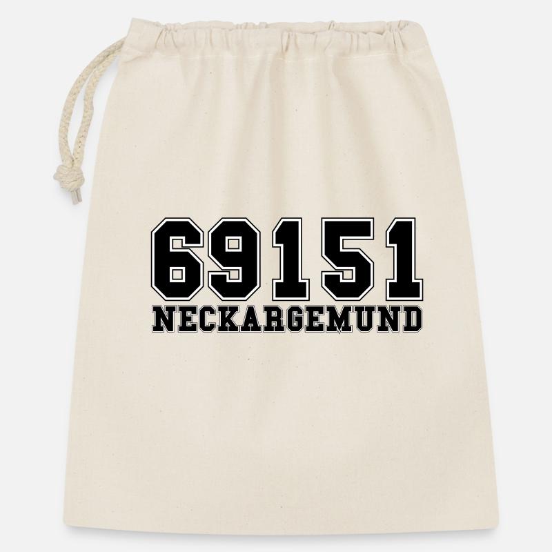 69151 Neckargemünd - Geschenkbeutel aus Baumwolle (40 x 50 cm) - Natur